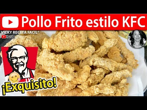 Cómo hacer POLLO FRITO estilo KFC Vicky Receta Facil Video