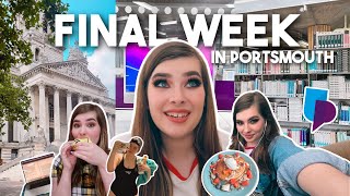 FINAL WEEK IN PORTSMOUTH 📓🌍 packing, last days on campus, saying goodbye 💌✨