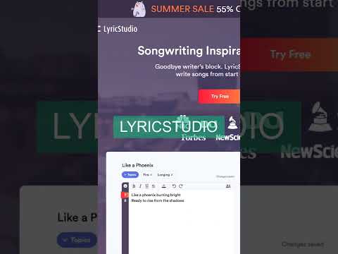 AI Tools - LyricStudio #shorts