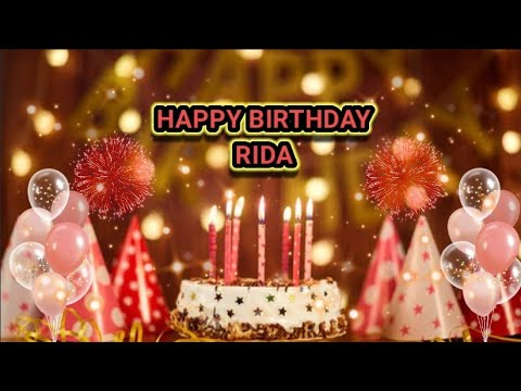 Rida Happy Birthday Best Wishes 🤲💯Birthday Status Video For Girls||🥳🥳 Moskandoll 🌹🌹🌹