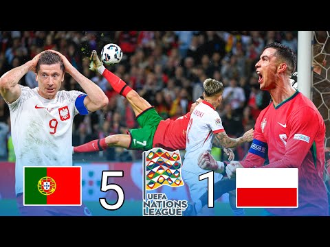 Portugal vs Poland 2025 | Nations League Showdown 🔥🇵🇹⚔️🇵🇱/ Full Match Highlights