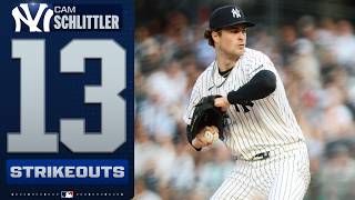 Cam Schlittler sets a new CAREER HIGH with 13 strikeouts for the Yankees! ????(AL best 1.71 ERA!)