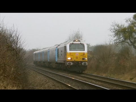 (HD) 67029 on 1V31 Holyhead - Cardiff WAG EX' at Grafton, Hereford 20/2/13