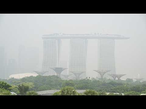 Live: Views of Singapore's smog-shrouded skyline