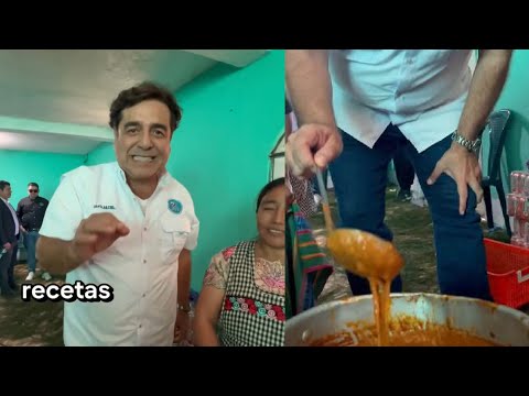 CARLOS PINEDA PROBANDO EL RECADO DE LA ALDEA TUIMUCA EN CONCEPCIÓN TUTUAPA, SAN MARCOS, GUATEMALA