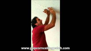 QuickStick Popcorn Ceiling Repair Patch for Cracks