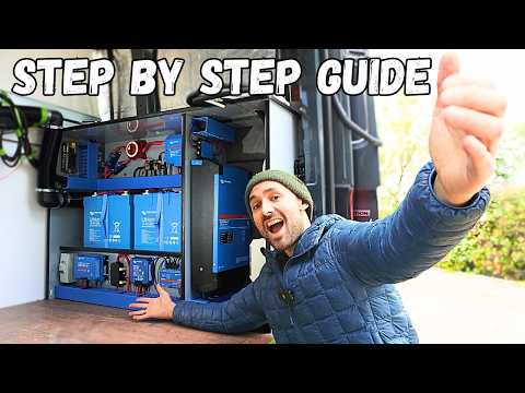 WIRING Up || Ultimate VICTRON Off Grid System for Van Life (step by step) PART 2
