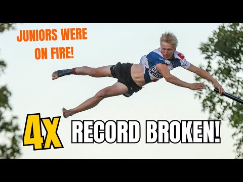 Unbelievable! Canal Jumping Record (Fierljeppen) Broken 4 Times!