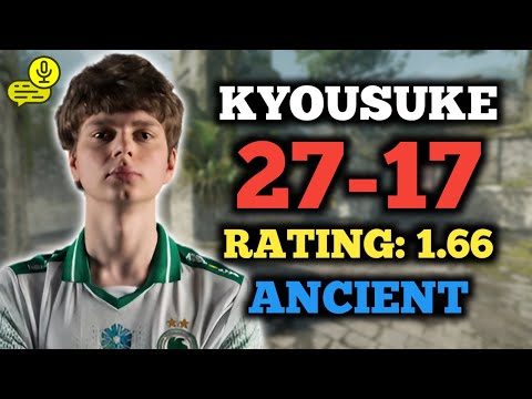 KYOUSUKE (27-17) EU FACEIT (ANCIENT) +VOICE | JAN 19, 2026 | 4508 ELO | CS2 POV