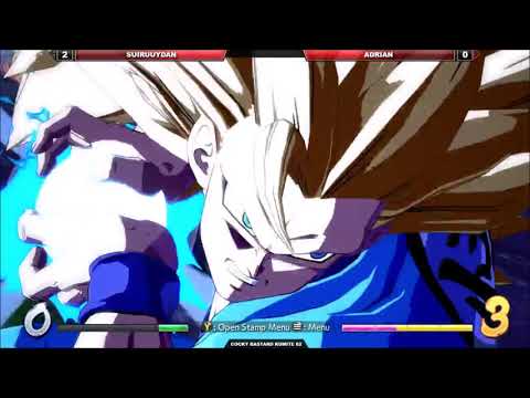 -DBFZ- Suiruuydan (Cooler-Tien-SSJGoku) Vs Adrian (Bardock-GTGoku-SSJGoku) Cocky Bastard Kumite 62