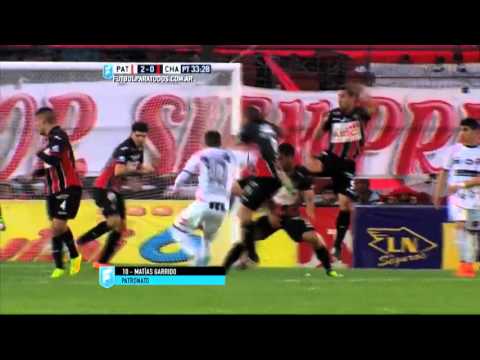 Gol de Garrido. Patronato 2 - Chacarita 0. Fecha 38. Primera B Nacional 2015. FPT.