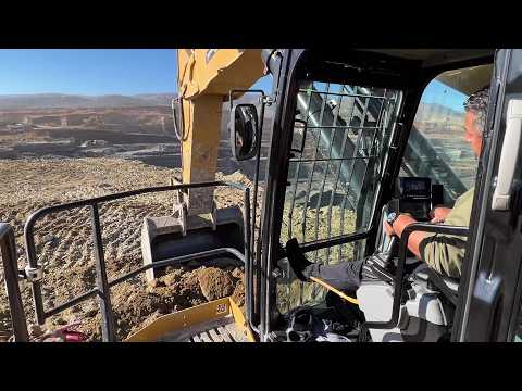 Inside The Cabin Of The CAT 6015B Excavator – Loading 777C & 775E Dumpers - Sotiriadis/Labrianidis