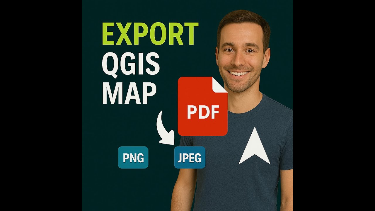 How to Export a QGIS Map as PDF, PNG, or JPEG | High-Quality Export Tutorial