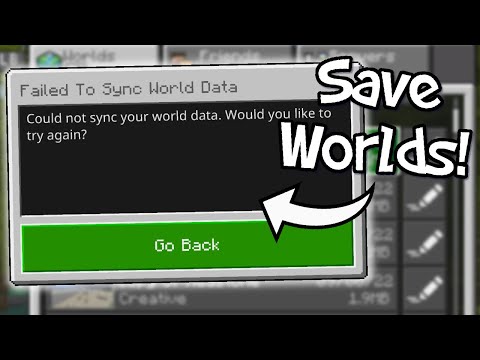 Smitty058 - How To Fix Corrupted Minecraft Worlds on Xbox After New Update! Failed To Sync World Data Fix!