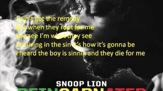 Snoop Lion - Remedy (feat. Busta Rhymes & Chris Brown) screen lyrics