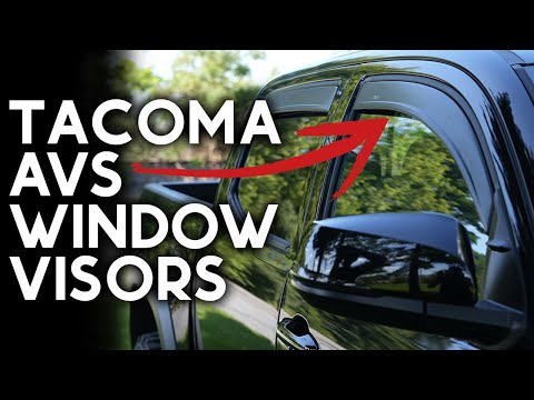 Tacoma AVS Window Visors Install And Comparison | 2016-2023 | Yota X