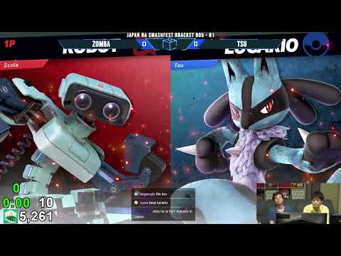Zomba (R.O.B.) vs Tsu (Lucario) | つー(ルカリオ) VS Zomba (ロボット) - Japan Smashfest | 02 May '23