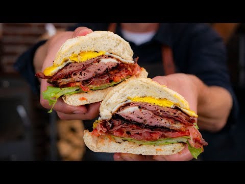 Crazy Mortadella Bologna Sandwich - It's a Beast !!!