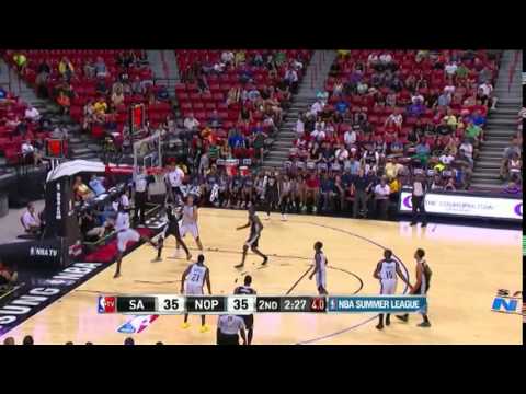 Kyle Anderson 9 Points 3 Assists Full Highlights Summer League vs Pelicans (7/14/2014)