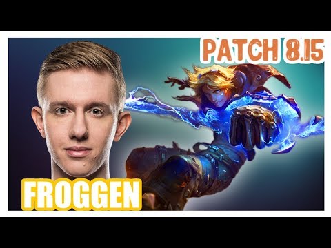 Froggen | EZREAL + BLITZ vs KAI`SA + SORAKA | EZREAL Adc | Challenger Gameplay | Patch 8.15