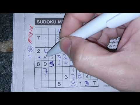 Fast & Furious! (#1926) Medium Sudoku puzzle. 11-24-2020