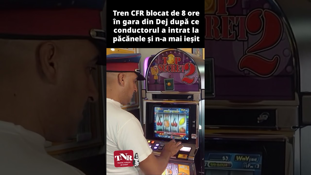 Tren blocat de 8 ore în gara din Dej după ce conductorul a intrat la păcănele și nu a mai ieșit