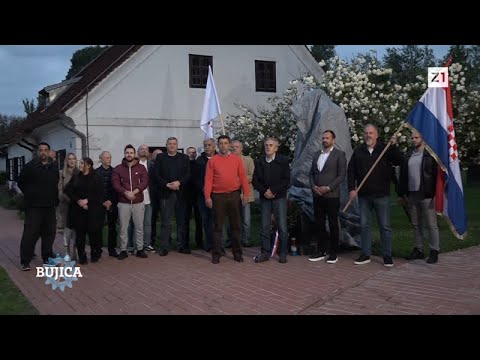 BUJICA 19.05.2023. PETERNEL: Spomenik Titu treba baciti u smeće, a ploču HOS-a vratiti u Jasenovac!