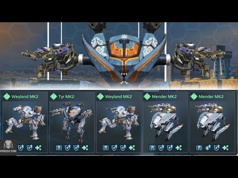 1.8 Million Damage With Only Healing (No Weapons) | 5 Healing Robot Hangar | War Robots