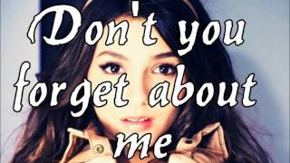 Victorious - Don&#39;t you forget about me ORIGINAL (Lyrics in Description)