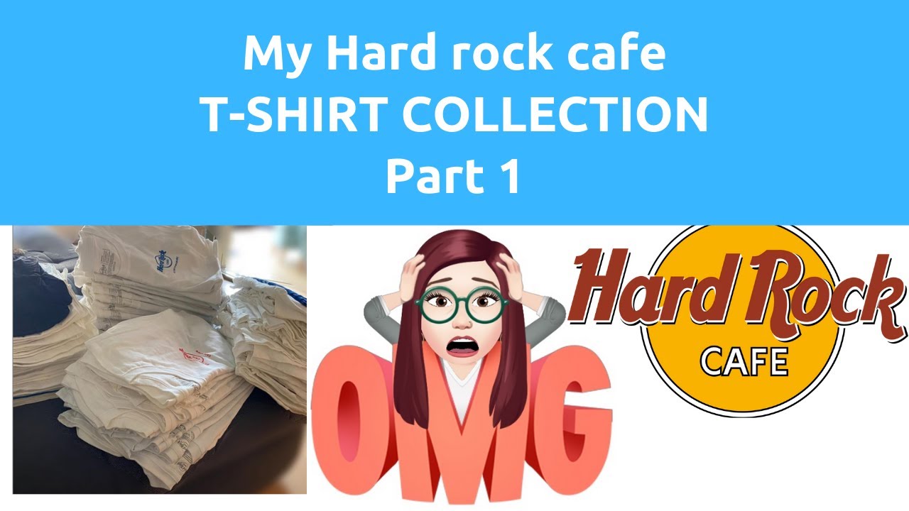 HARD ROCK T-SHIRT COLLECTION PART 1!!