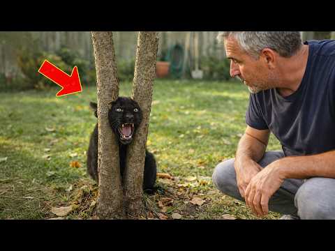 Man rescues trapped cat, shocked minutes later to find out it wasn't a cat.