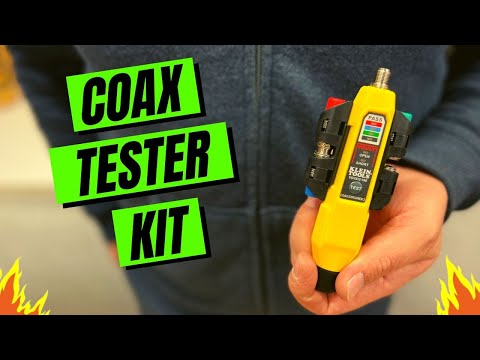 Test 4 different cable circuits at once! Klein Tools Explorer 2 Coax review