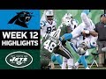 Panthers vs. Jets | NFL Week 12 Game Highlights