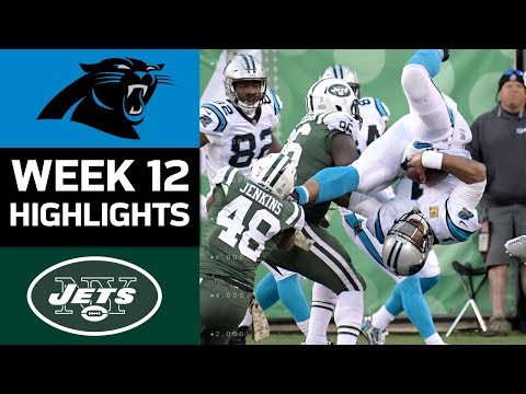 Panthers vs. Jets | NFL Week 12 Game Highlights