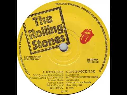 UK New Entry 1971 (75c) The Rolling Stones - Let It Rock