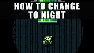 Super Mario Maker 2 how to change to night theme - Unlock night level