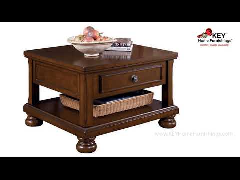 Ashley Porter Coffee Table With Lift Top T697-0 | KEY Home