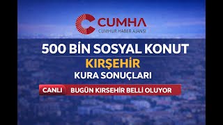 TOKİ Kırşehir Kura Çekimi Canlı Yayınla CUMHA’da | 1.633 Sosyal Konutu