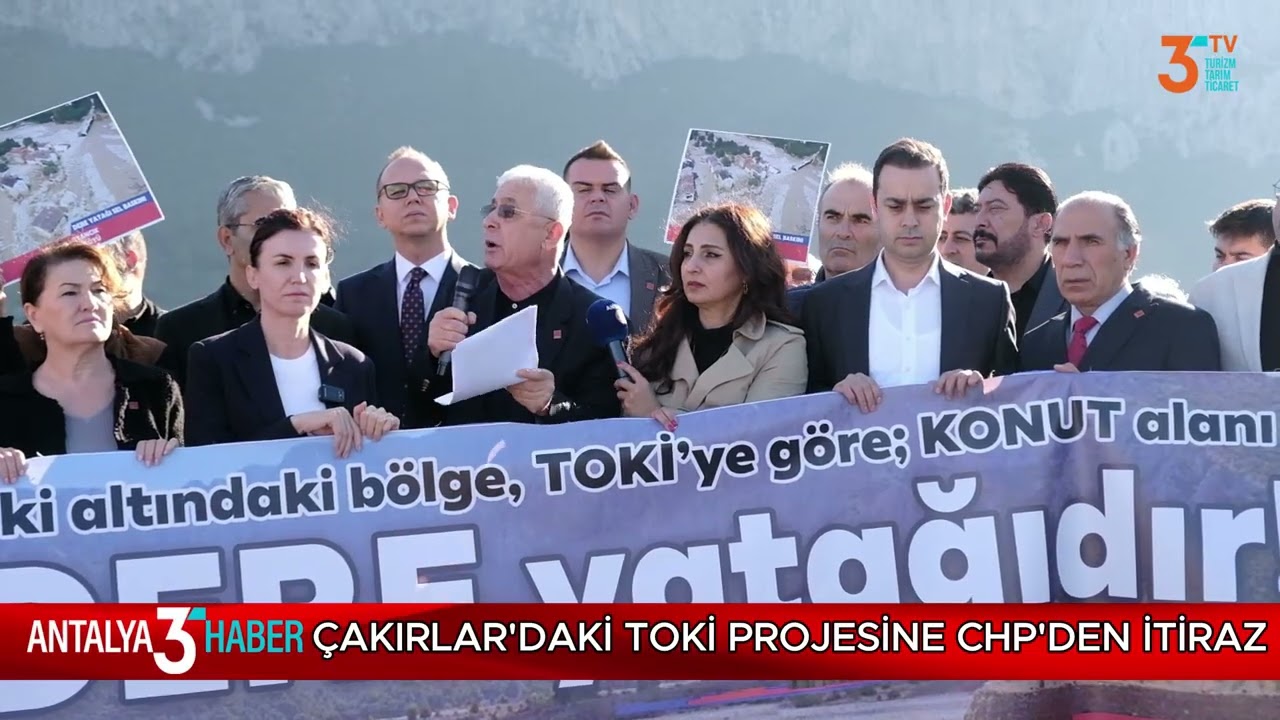 CHP’den Çakırlar TOKİ projesine tepki: “Burası konut alanı değil, dere yatağı”