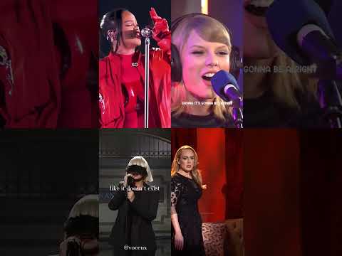 Who's the best? #rihanna #adele #taylorswift #sia