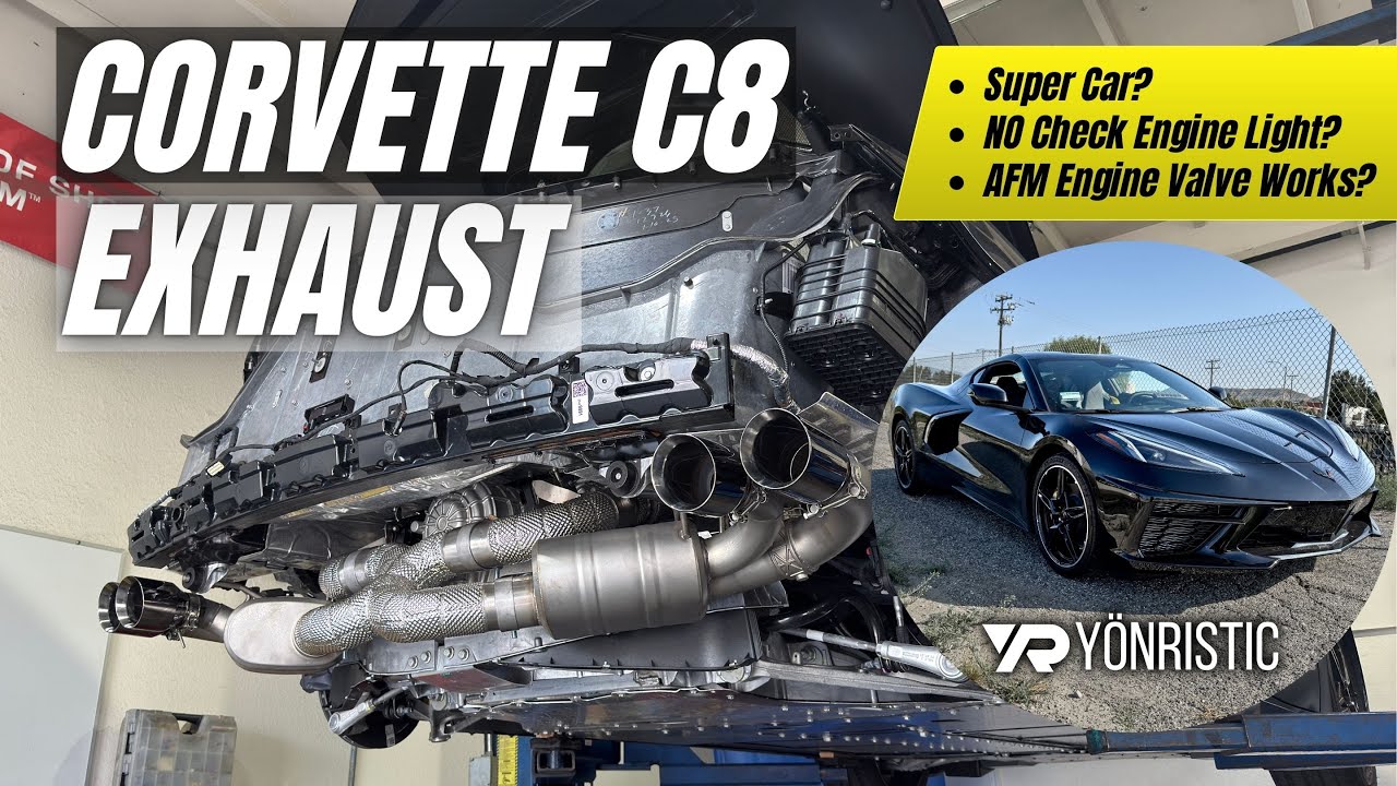 C8 Corvette Stingray Supercar Exhaust - No Simulator Needed! Yonristic Performance
