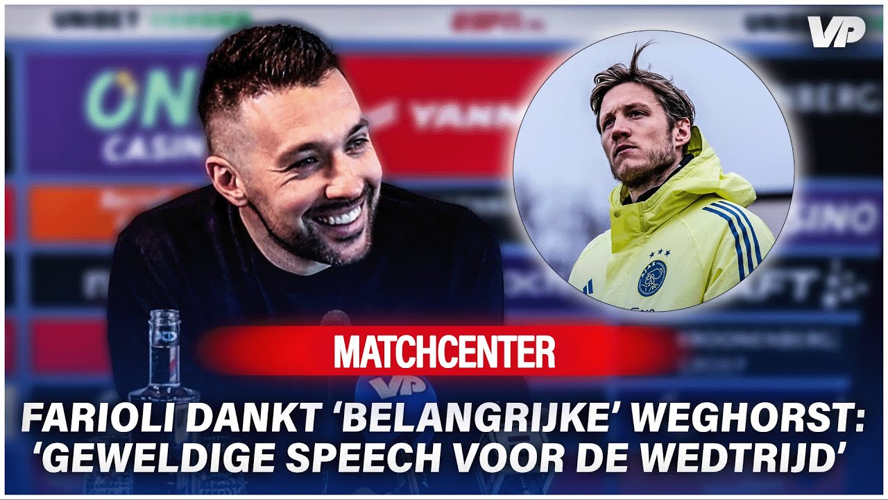 Thumbnail for article: Farioli houdt vast aan opvallende doelstelling: 'Het gaat om onze mindset'