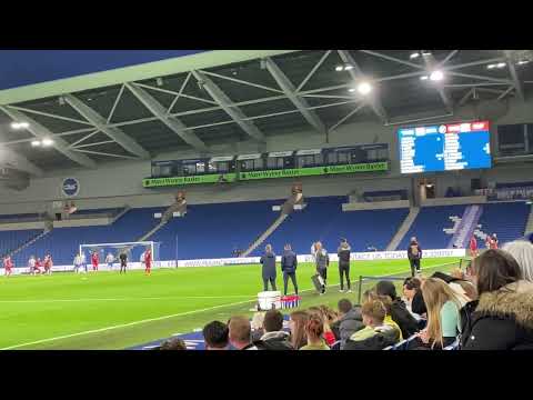 Joel Colbran goal for Worthing vs Brighton and Hove Albion at the Amex