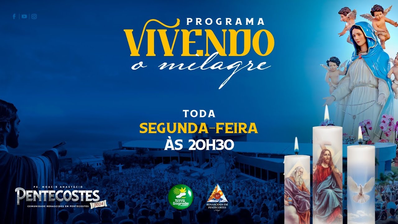 "Vivendo o milagre "  23-09-2024   @RenascidosemPentecostes