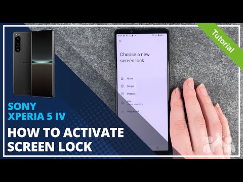 Sony Xperia 5 IV- How to set up screen lock • 📱 • 🀡 • ☡ • Tutorial