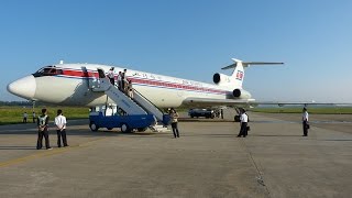 preview picture of video 'Air Koryo Tu-154 takeoff approach landing @ FNJ Pyongyang-Sunan Airport'