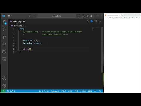 PHP while loops explained