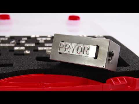 Steel Type Stamps & Type Sets | Pryor Marking Hand Tools