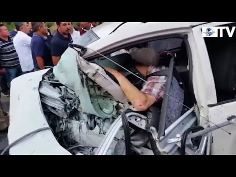 Accidente de tránsito en carretera de Oaxaca