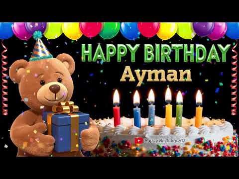 Ayman Happy birthday To You - Happy Birthday song name Ayman 🎁 🎂